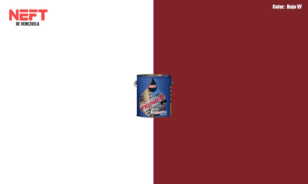NEFT ESMALTE ROJO VF CUARTO 1/4